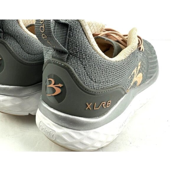 Gravity Defyer Sneaker 7 XLR8 Running Shoes Womens Gray Peach Silver Womens - Picture 5 of 12